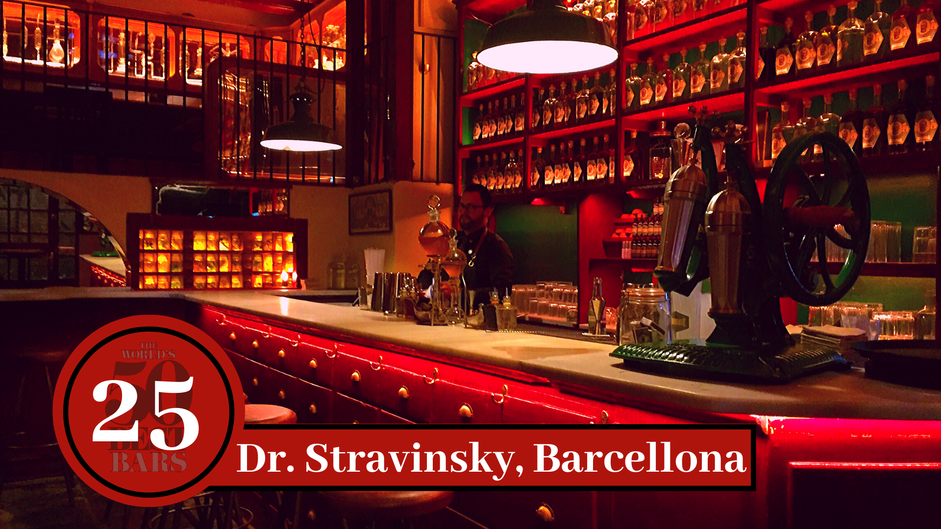 50 Best Bar: Dr. Stravinsky, Barcellona